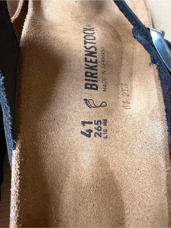 Birkenstock Black Braided Leather Toe-Post Sandals
